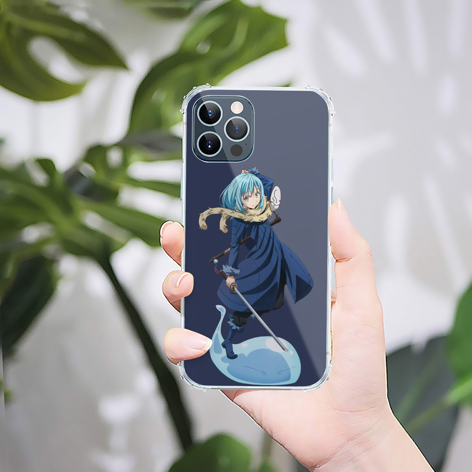 （画像用） 転スラ Regarding Reincarnated to Slime 【iPhone 12シリーズ対応】透明スマホケース（クリアソフトケース）